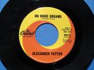 NORTHERN SOUL ALEXANDER PATTEN NO MORE DREAMS/A LIL LOVIN' SOMETIMES 1966 LISTEN