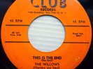 WILLOWS doowop CLUB VG+ 45 THIS IS THE END DON'T PULL DON'T PUSH DON'T SHOVE wsJ