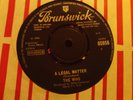 UK BRUNSWICK-THE WHO-A LEGAL MATTER-VG+ PLAYS GREAT