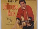 ELVIS PRESLEY: Jailhouse Rock / Treat Me Nice RCA 47-7035 45 w/ PS 5s/8s HEAR
