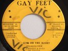 STRANGER & PATSY - GIVE ME THE RIGHT - GAY FEET ( ROCKSTEADY 7 )