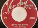 ORIGINAL John Lee Hooker, I Love You Honey 45, delta blues RNB, 1958