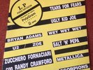 U2-BRYAN ADAMS-METALLICA ARGENTINA RARE PROMO LP M-