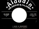THURSTON HARRIS 45 I Hear a Rhapsody / Purple Stew 1958 R&B Doo Wop WS1228