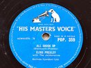 Elvis Presley All Shook Up auf Schellack, His Masters Voice, noch nicht RCA