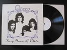 QUEEN Keep Yourself Alive - White Label Vinyl LP  Hammersmith Odeon UK 1975