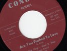 EDDIE KING-MAE B.MAY Are You Pushed To Love / Please Mr DJ (Conduc) R&B EX- HEAR