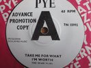SEARCHERS - TAKE ME FOR WHAT I'M WORTH - PYE DEMO