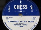 HOWLIN WOLF-SOMEBODY IN MY HOME /NATURE ON CHESS BLUES 78RPM-EX+