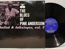 Rare Blues LP - Pink Anderson - The Blues Of Pink Anderson - Bluesville # BV1071