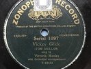 MUSIC HALL STAR VICTORIA MONKS - ‘VICKEY GLIDE’ ZONOPHONE 1097, RARE