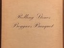 The Rolling Stones Beggars Banquet Vinyl LP Orig PS-539 Purple Label