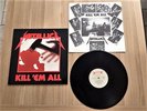 Metallica - Kill Ém All ORG LP RR 1983 + OIS     Slayer,Megadeth,Kreator,Exodus