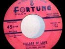 NATHANIEL MAYER - VILLAGE OF LOVE - 0RIGINAL FORTUNE *PINK 1ST*  DOO WOP 45 RPM