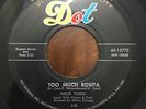 R&B Popcorn 45 Nick Todd   Too Much Rosita HEAR IT
