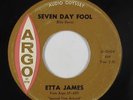 Northern Soul R&B 45 - Etta James - Seven Day Fool - Argo - mp3