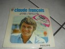 CLAUDE FRANCOIS EP (J'TRAVAILLE A L'USINE) ORIGINAL BIEM  DÉDICACE OLYMPIA