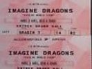 2 places assises IMAGINE DRAGONS Concert 03/04/18 Accor Aréna Paris