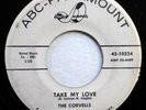 CORVELLS 45 Take my love / Daisy ABC PARAMOUNT DJ  Doowop kz 9