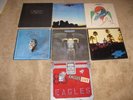 The Eagles S/T Hotel California Live Greatest Hits Long Run Border Nights 7 LP