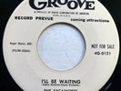 SYCAMORES 45 I'll be waiting / Darling is it true? GROOVE DJ VG++  Doowop kz 4