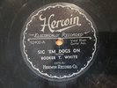 78 RPM Booker (Bukka) T White Herwin 92400 Sic 'Em Dogs On / Po' Boy RARE BLUES