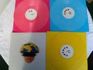 PET SHOP BOYS Relentless UK 3 x 12” promo only set yellow, pink & blue vinyl