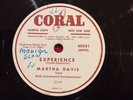 Martha Davis.: Experience / How could anything so good be Bad.78 Coral 60541
