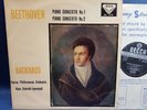 SXL 2178 WBg ED1 *BACKHAUS* BEETHOVEN PIANO CTOS NOS.1 & 2* VIENNA PHILHARMONIC*