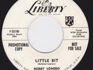 Rockabilly 45 - BOBBY LONERO - Little Bit / Girl That I Marry