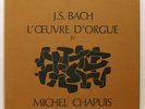 MICHEL CHAPUIS - JS BACH organ works vol.4 VALOIS CMB4 5xLPs box EX++