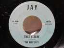 THE BLUE JAYS-RARE 1965 Northern Soul-THAT FEELIN'/POINT OF VIEW-ORIGINAL JAY 45