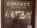 The Cure Live CONCERT SIGNED Vinyl Framed with Ticket Stub C.O.A