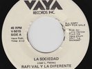 RAFI VAL Y LA DIFERENTE La Sociedad RARE latin 45 salsa guaguanco Larry Harlow