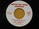 Lee Garrett 45 See The Love On Your Face bw Searching   American First   VG++