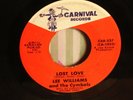 NORTHERN SOUL RARITY-LEE WILLIAMS+THE CYMBALS ,LOST LOVE/PEEPIN'