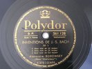 Bach Inventions Piano Alexandre Borowsky 7x Polydor 78rpm 10