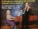ABRAMOVICI Violin & JOJA Harpsichord play BACH Sonatas on Double Electrecord LP