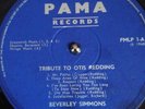 ????TRIBUTE TO OTIS REDDING-BEVERLEY SIMMONS-NORTHERN SOUL-PAMA LP AUDIO ????