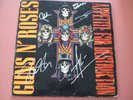Fully Signed in Silver Guns N Roses Appetite For Destruction Vinyl LP Original