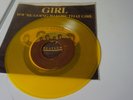 Beatles GIRL /YOU'RE GONNA LOSE THAT GIRL 45rpm yellow clear vinyl single sleeve