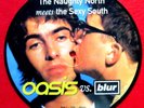 Oasis vs Blur    Picture Disc Record  7