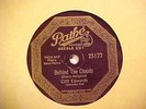 CLIFF EDWARDS (UKELELE IKE)   BEHIND THE CLOUDS   PATHE SPLATTER 25177
