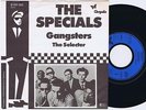 THE SPECIALS / THE SELECTER Gangsters German 45PS 1979 Label Error