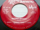 JOHNNY MOORE's Three Blazers R&B vg++ MODERN 45 LONESOME TRAIN / Johnny x2 ws31