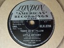 1958 R&B Doo Wop 78 rpm LITTLE ANTHONY & IMPERIALS Tears On My Pillow  LONDON UK