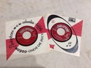 THE BEATLES *2 SINGLES* SILVER PARLOPHONE UNIQUE EDITION PORTUGUESE EXC