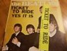 Beatles 45 picture sleeve - Ticket to Ride Capitol 5407 w/ rare sticker