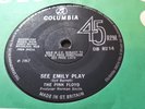 THE PINK FLOYD  See Emily Play UK ORIGINAL Solid Centre COLUMBIA DB 8214 VG+