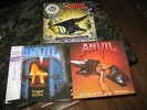 ANVIL 1983 Forged In Fire JAPAN OBI 1987 STRENGTH OF STEEL 1988 Pound For NM LPs